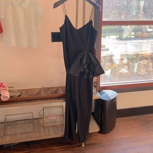Monique Lhuillier Jumpsuit w bow NWT